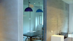 Wyposażenie wnętrz - łazienka, meble na wymiar, płyty z betonu, panele - Luxum - Producent Wyposażenia Wnętrz Kraków
