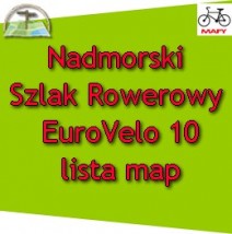 Nadmorski Szlak Rowerowy R-10 zestawienie map - MAPNIK księgarnia turystyczna Oława