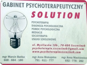 Gabinet Psychoterapeutyczny Usługi Szkoleniowe - Solution Gabinet Psychoterapeutyczny Usługi Szkoleniowe Anna Biskupska Szczecinek