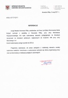 Referencja od firmy Urząd Miasta Gorzowa Wlkp.