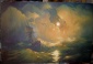 Kopia obrazu Iwana Ajwazowskiego  Nocna burza   wykonana przez Andrzej - Malarstwo Artystyczne Andrzej Masianis Toruń