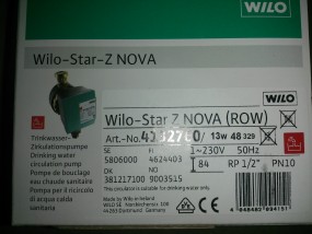 Pompa Wilo Star Z15 NOVA - Firma Handlowo-Usługowa BIO-TECH Tarnów