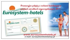 Sprzedaż czeków hotelowych voucherów - Eurosystemhotels Słupsk
