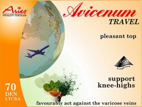 Avicenum 70 - podkolanówki profilaktyczne Travel (podróżne) - Aries Polska Sp.z.o.o. Szczawno-Zdrój