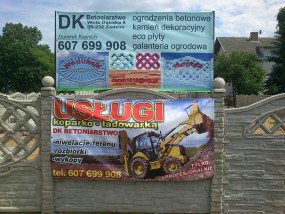 sprzedaż plotów betonowych - DKbetoniarstwo Zadzim