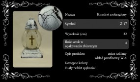 ZNICZE Z EFEKTEM SPĘKANIA - Wytwórnia Zniczy AD-NAT Edwin Wiktorski Osiek Mały