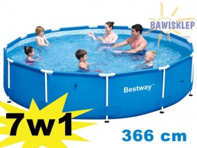 BASEN OGRODOWY 366x76cm Kraków Michałowice - BAWISKLEP Firma Promet Michałowice