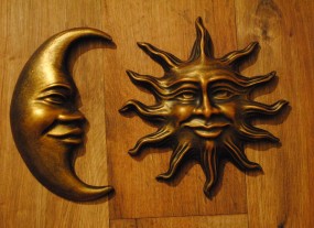 SUN AND MOON Słońce Księżyc Indonezja Rekodzieło Wrocław Pracown - Irena Papucewicz IrJa Wrocław