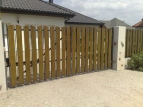 Bramy drewniane - Zakład ślusarski BRAMBUSZ Uścięcice