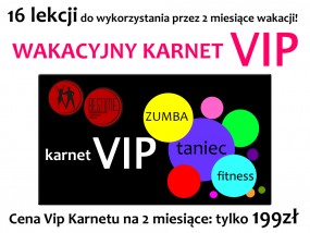 Wakacyjny Vip Karnet - BESTIME Wielkopolskie Centrum Tańca Poznań