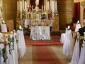 Wilczyn ZAKŁAD KRAWIECKI  Filipinka  - dekoracja  kościoła