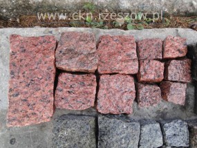 Kostka granitowa czerwona - Centrum Kamienia Naturalnego Świlcza