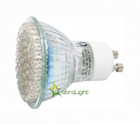 Żarówka 80 LED GU10 4W = 50W ciepła biała 230V - Abra Light Żarówki LED Szczecin
