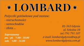 szybka gotówka -  ARKA  Lombard Gdynia