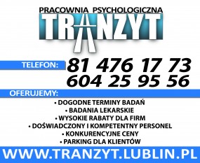 Badania dla kierowców - Tranzyt Badania dla kierowców Lublin