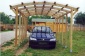 Garaż na 1 auto w konstrukcji łukowej - Contraco Konstrukcje Drewniane Wilkowisko