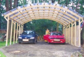 Garaż na 2 auta - Contraco Konstrukcje Drewniane Wilkowisko