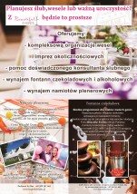 Konsultant ślubny - Beautiful Events- kompleksowa organizacja wesel i imprez okolicznościowych Brzeg