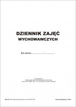 Dziennik zajęć wychowawczych Men-I/5 - Firma Krajewski Nadarzyn