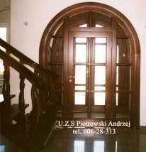 Drzwi drewniane łukowe - A. Piotrowski U.Z.S. Piotrowski Andrzej Cierpice