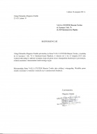 Referencja od firmy USŁUGI OGÓLNOBUDOWLANE Zbigniew Drabik