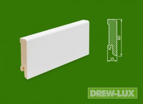 Cokół drewniany biały- okleinowany 60*16 -  DREW-LUX  Tomasz Włodkowski Pruszcz Gdański