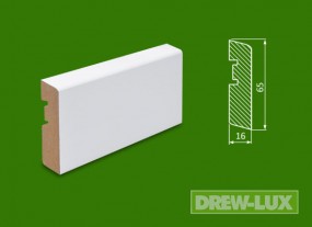 Cokół MDF lakierowany biały 65*16 -  DREW-LUX  Tomasz Włodkowski Pruszcz Gdański