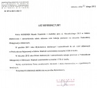 Referencja od firmy Prokuratora Okręgowa w Gliwicach