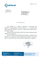 Referencja od firmy WARBUD SA