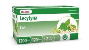 Dr.Max Lecytyna z Soi 1200 mg 120 kapsułek - Sklep Zielarsko-Medyczny Dr.Max Konstantynów Łódzki