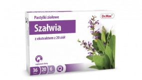Dr.Max Szałwia z Ekstarktem z 20 Ziół 36 pastylek - Sklep Zielarsko-Medyczny Dr.Max Konstantynów Łódzki