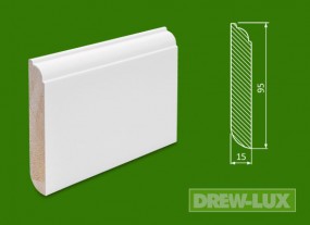 Cokół drewniany biały- malowany 91*15 -  DREW-LUX  Tomasz Włodkowski Pruszcz Gdański