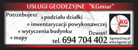 Usługi geodezyjne - Usługi geodezyjne  KGmiar  Krzysztof Gzyl Szamotuły