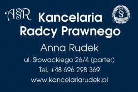 porady prawne - Kancelaria Radcy Prawnego Anna Rudek Przemyśl