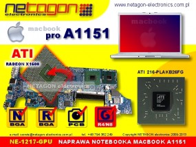 NAPRAWA LAPTOPA MACBOOK PRO A1151 - GPU - NETAGON electronics Gdynia