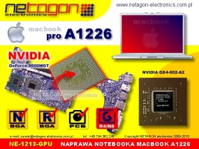 NAPRAWA LAPTOPA MACBOOK PRO A1226 - GPU - NETAGON electronics Gdynia