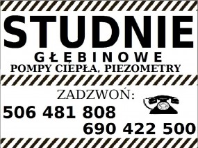 Studnie - PHU KRUK STUDNIE GŁĘBINOWE,POMPY CIEPŁA - ODWIERTY Gołdap