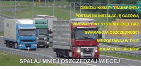 Diesel + gaz, montaż gazu do diesla - AURUS AG - Optymalizacja Kosztów Transportu Białystok