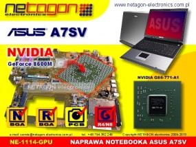 NAPRAWA LAPTOPA ASUS A7SV - GPU - NETAGON electronics Gdynia