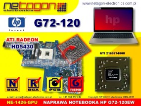 NAPRAWA LAPTOPA HP G72-120EW - GPU - NETAGON electronics Gdynia