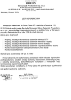 Referencja od firmy Studio Filmowe Odeon