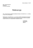 Referencja od firmy Drew - Dom Adam Szymonik