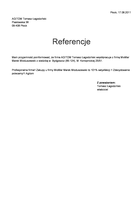 Referencja od firmy AGITOM Tomasz Łagodziński