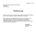 Referencja od firmy Firma Handlowo-Usługowa JAMAR JACEK MAJSTREKO