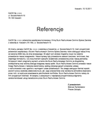 Referencja od firmy CeDIR Sp. z o.o.