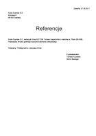 Referencja od firmy Kiosk-Express S.C.