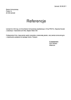 Referencja od firmy Serwis Komputerowy