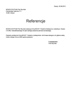 Referencja od firmy BIZNES CENTRUM Piotr Muziński