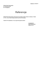 Referencja od firmy MioMar Marek Mioduszewski