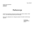 Referencja od firmy AGITOM Tomasz Łagodziński
